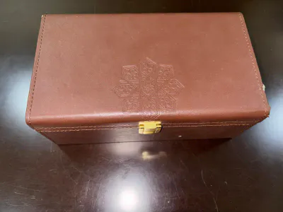 Brown Leather Box INV