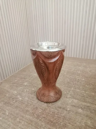 Wooden flower burner medium INV